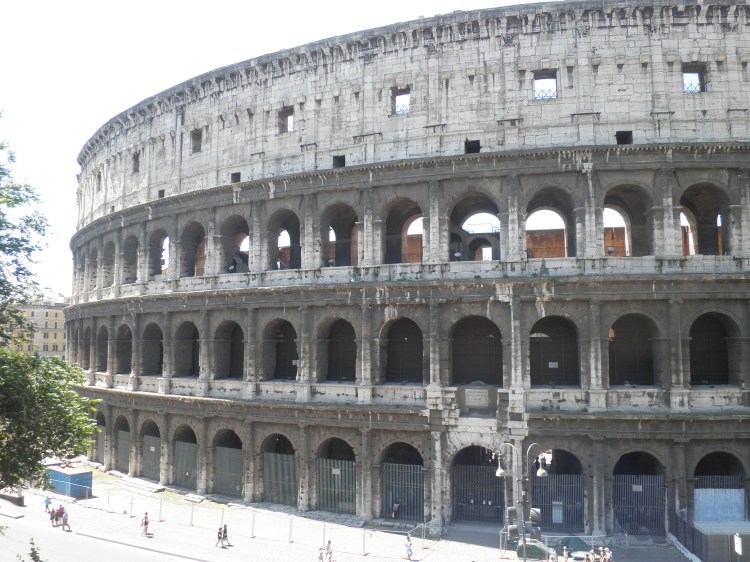 The Roman ruins were interesting. I was surprised to find that most buildings were terracotta bricks faced with marble or stone.