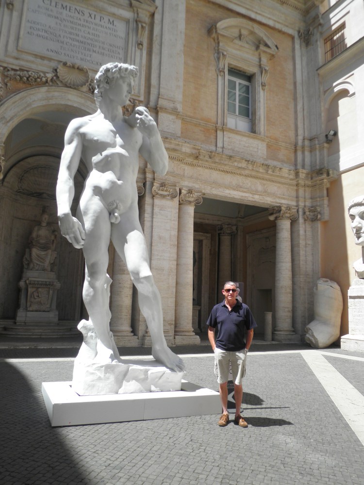 I found this bloke wandering around looking for his underpants.