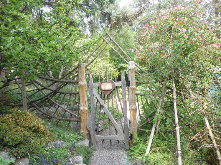 The gardens at Findhorn were an inspiration for us.